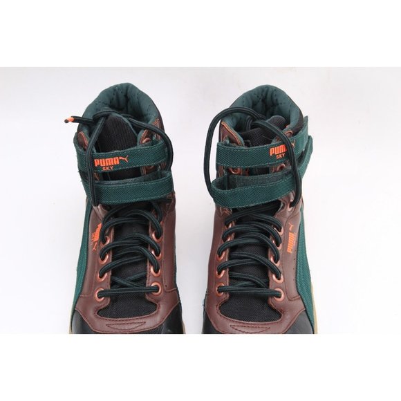 puma sky ii duck boots shoes lace up mens sz 8.5 eur 41 - Picture 3 of 10